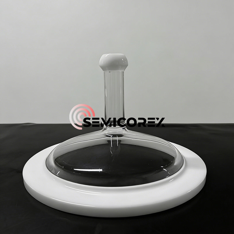 Borcan cu clopot de cuarț de 15 inchi